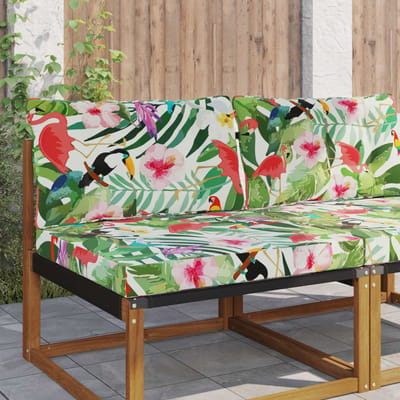 vidaXL - Buitenbankkussen - Polyester - kleurrijk - 80 - x - 68,5 - cm