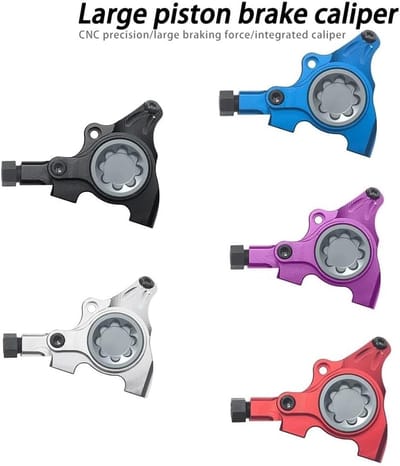 Fiets Remklauw - Hydraulische Schijfrem - Veilig Fietsen - 2-Zuiger Design - One Size - Blauw