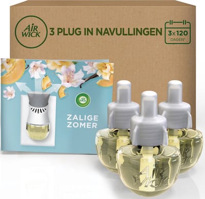 Air Wick Elektrische Luchtverfrisser - Zalige Zomer + 3 Navullingen