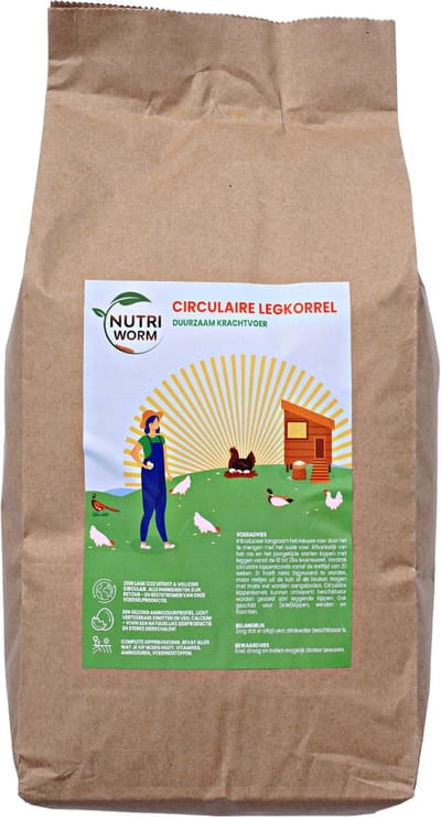 Circulaire Legkorrel - Compleet Kippenvoer – Voor Gezonde Kippen - Duurzaam – 4KG Probeerverpakking