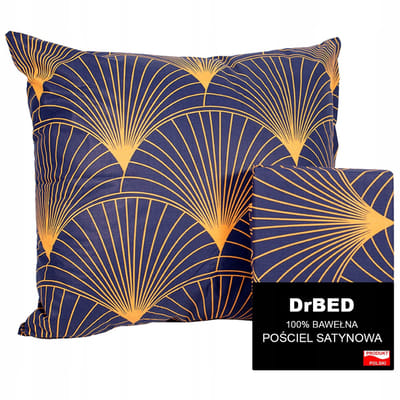 DrBED Art Deco - Dekbedovertrek - 160x200 cm - Hoogwaardige Katoen - Satijnen Afwerking