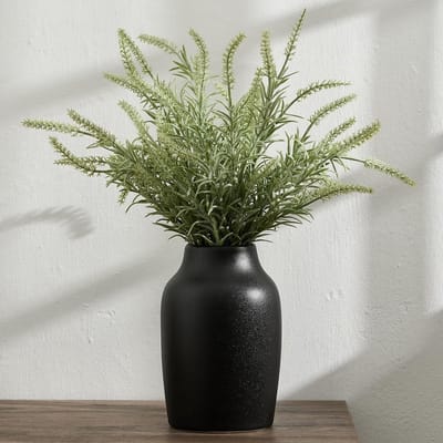 Elegante handgemaakte keramische vaas van 6.81 inch, moderne decoratie voor woonkamer, Scandinavische stijl, perfect voor bloemen en interieurdecoratie