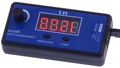 RC Servo Tester - ESC Controller Checker - RC Controle Testen - Consistente Output - 14x10x3 cm - Blauw Zwart