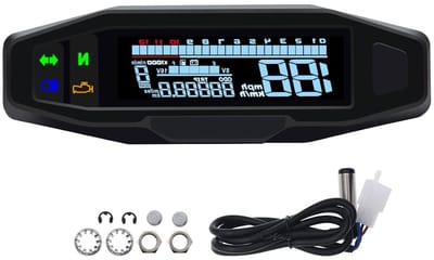 Digitale Motorrijders Snelheidsmeter met LCD Scherm en Odometer Sensor voor Nauwkeurige Metingen