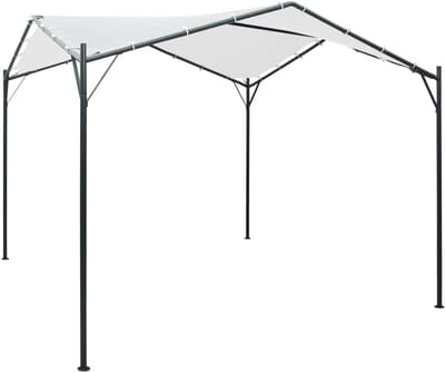 Feest Prieel - Tuinpaviljoen Partytent - Feestjes Buiten - Waterafstotend UV-bestendig - 3x3x26 Meter - Wit