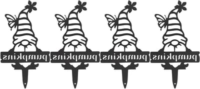Plantenmarkeringen - Tuindecoratie - Planten Herkennen - Exquise Vakmanschap - 4 Stuks - Zwart