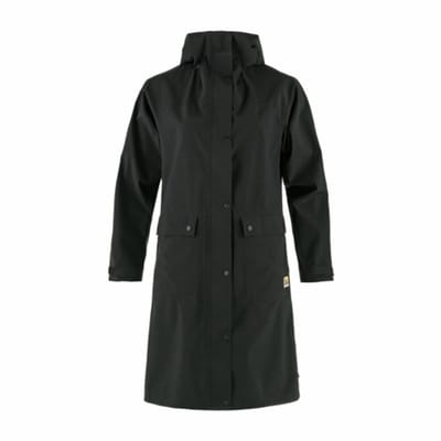 Jas Fjällräven Women Vardag Rain Parka Black-M