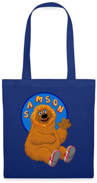 Sesamstraat Samson Tas Van Stof Schoudertas