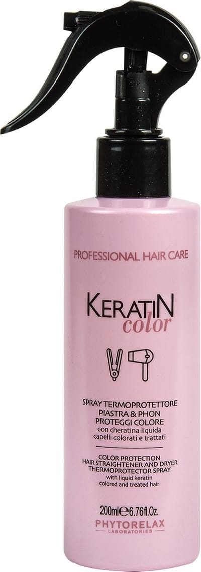 Phytorelax Keratin Color Protect Thermoprotector Hair Spray – Heat Protection Spray – Anti-Frizz Kleurbehoud voor Gekleurd Haar – 200ml