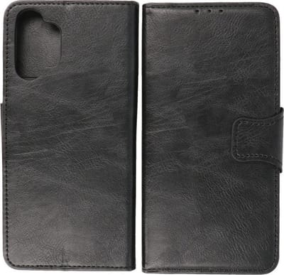 BestCases -  Samsung Galaxy A32 4G Hoesje - Samsung Galaxy A32 4G Bookcase Telefoonhoesje - Samsung Galaxy A32 4G Kaarthouder Portemonnee Hoesje - Kunstleer - Zwart