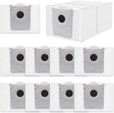 Stofzuigerzak Geschikt voor Ecovacs Deebot X8 PRO Omni/ T50 Pro Omni/T50 Max Pro/T50 Omni robotstofzuiger, actieve koolstofzak accessoires, 10 stuks 3L capaciteit stofzuigerzakken,reserveonderdelen