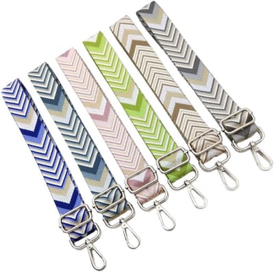 Verstelbare Schouderband voor Tassen, Brede 3.8 cm Band, Ideaal voor Handtassen en Rugzakken, Lengte 75-130 cm, Accessoires voor Tassen en DIY Projecten, Zilver
