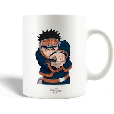 Mug en Céramique - Naruto - Shippuden - 30cl - Compatible Lave-Vaisselle - Blanc