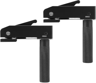 Dailygoods- Houtklemmen 20mm - 2 Stuks - Bureauklem - Aluminium - Houtbewerking - Duurzaam - Maximaal 60 mm klemafstand - Bankklem