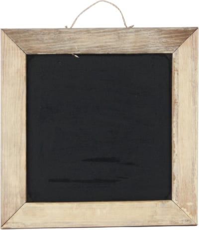Stijf Krijtbord Met Touw - 33,5 x 33,5 cm - FSC Gecertificeerd