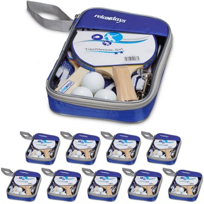 10x tafeltennis set 2 sterren - 20 batjes - 30 ballen - 10 tafeltennisnet