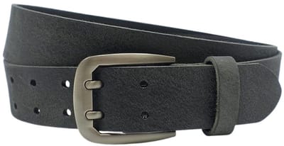 Fana Belts Luxe Jeans Riem Zwart - Brede Riem - Herenriem - Jeansriem - Buffelleer - Taillemaat 95