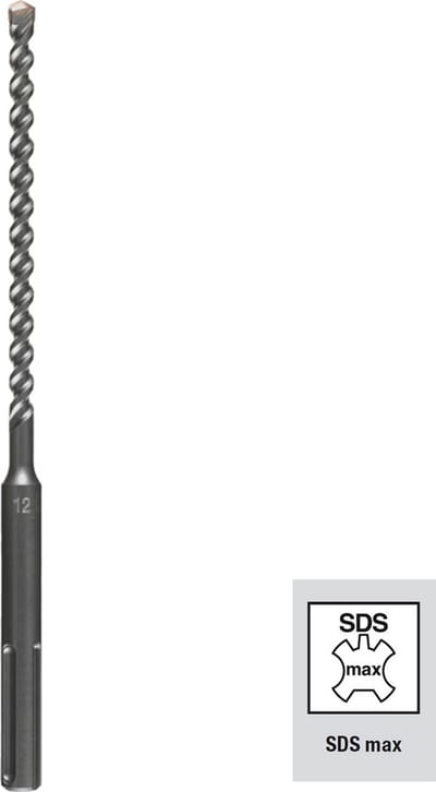 KWB hamerboor - Ø 12 mm - Lengte 340/200 mm - SDS Max
