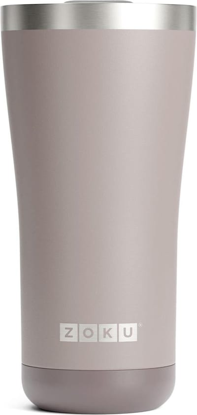 Thermosbeker RVS, 550 ml, Grijs, 3-in-1 - Zoku