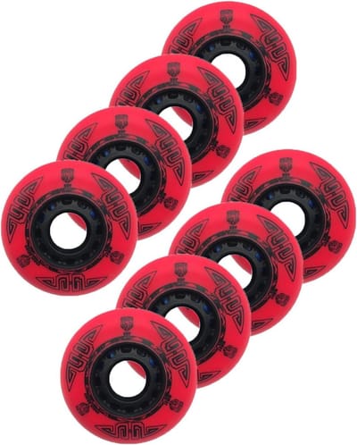 Schoenwielen - Skatereactoren - Buiten Skaten - Duurzaam PU Materiaal - 8 Stuks - Zwart