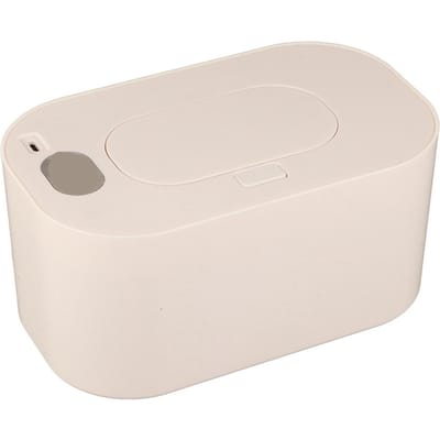 Distributeur de Lingettes Humides Chauffant Chauffage Supérieur Verrouillage Humidité Grande Capacité Chauffe-Lingettes pour Bébé blanc