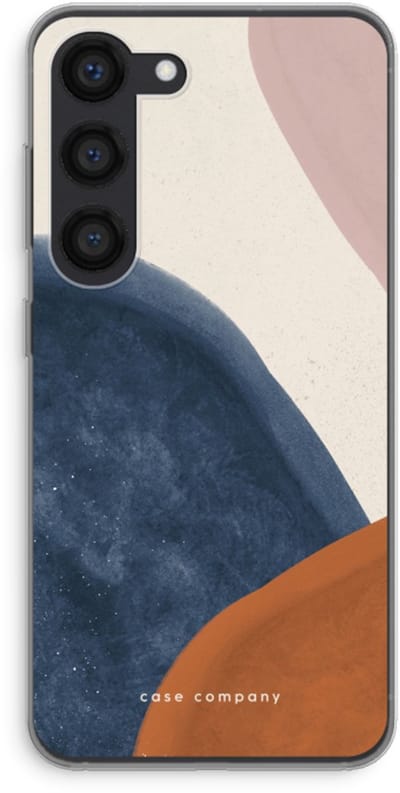 Case Company® - Hoesje geschikt voor Samsung Galaxy S23 hoesje - Geo #1 - Soft Cover Telefoonhoesje - Bescherming aan alle Kanten en Schermrand