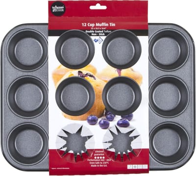 Wham Cook Essentials Muffinvrom - Non Stick - Voor 12 stuks