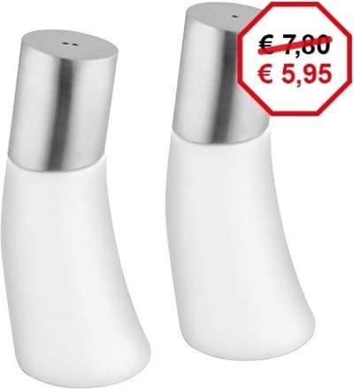 Peper &Amp; Zoutstrooier 10cm 115002