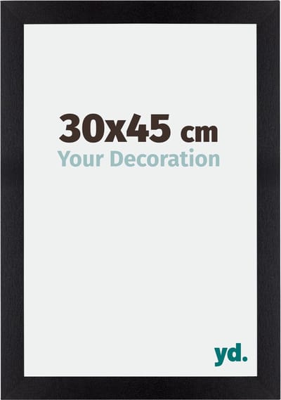 Your Decoration - Fotolijst 30x45 cm - MDF - Zwart Mat - Mura