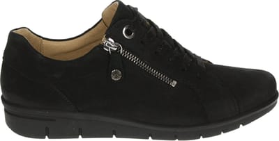 Hartjes - 162.0912/99 - Dames veterschoenen - Kleur: Zwart - Maat: 37.5