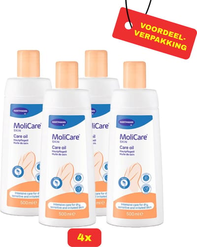 4X Molicare® Skin Verzorgingsolie - 4 x 500ml - Voordeelverpakking!