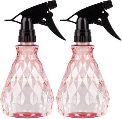 2 stuks lege spuitflessen, 500 ml waterspuitflessen met verstelbare sproeikop, navulbare triggerspuitflessen, verstuiver plant meneer spuitflessen voor planten (roze)