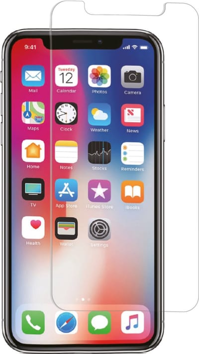 ANTI GLARE - MATTE Screenprotector Bescherm-Folie geschikt voor iPhone X - XS