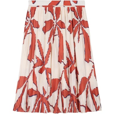 BA&SH Jupe Kiko Ecru Maat: XS | Midi Rokken Outlet | Dames | Ecru