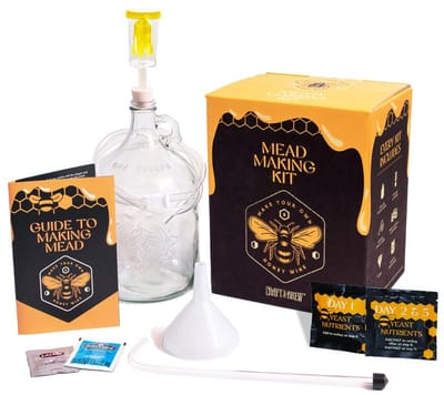 Mede Maak Kit - Herbruikbare Set voor het Brouwen van 1 Gallon (3,8L) Mede