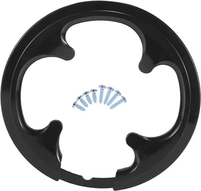 Fiets Kettingbescherming voor 42-44 Tanden met 7.3 cm en 10.2 cm Afmetingen, Duurzaam en Weerbestendig