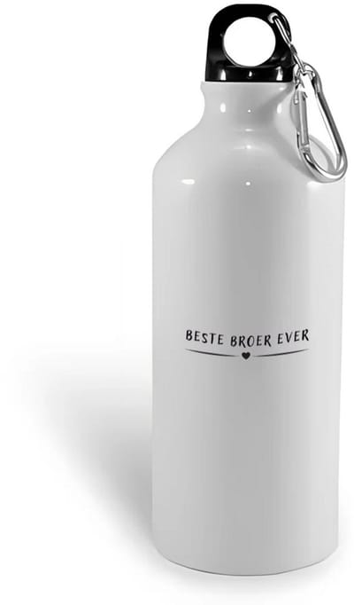 Hacebo® - Beste broer ever waterfles - Broer - brother - leuk cadeau voor je broer - water fles - 400ML
