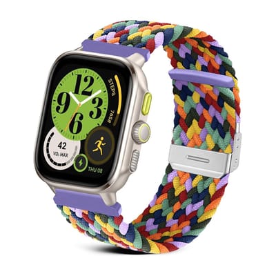 Allecto - Nylon armband - Compatibel met Amazfit Cheetah - Comfortabel en ademend - 20 mm horlogeband - Geschikt voor meerdere modellen - Ideaal vo...
