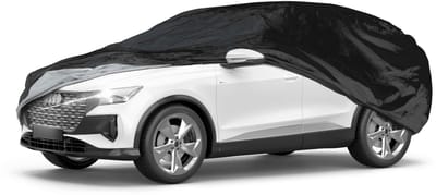 Walser Dekzeil voor auto All Weather - autozeil volledige garage Maat 9 SUV/VAN zwart