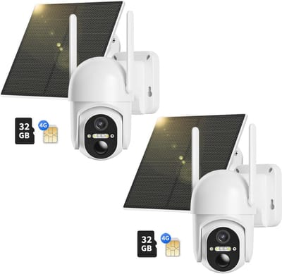 Buitengewone 4G LTE Beveiligingscamera met Nachtzicht en 360° PTZ