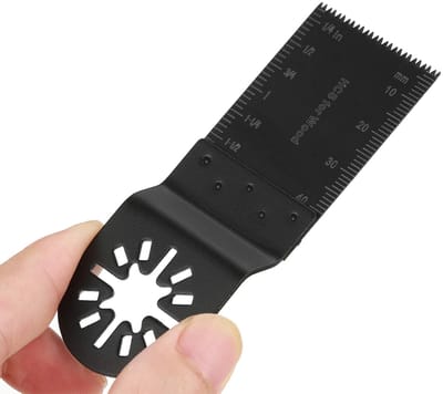 Dailygoods- Multitool-Zaagbladen 20 Stuks - Oscillerend - Koolstofstaal - Slijtvast - Dieptemarkeringen - Voor Hout/PVC/Metaal