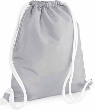 Icon Gymsac Sporttas BagBase - 11 Liter Light Grey