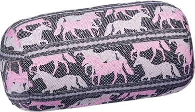 Kuschelmaxx Rolkussen - Sierkussen Rond Cilinder 17 x 33 cm - Einhorn-design - Stevig en zacht - Mooie print - Gevuld met microgranulaat - Vormvast & Wasbaar - Ideaal voor op de bank, bed, auto of op reis - Inclusief Wasnet