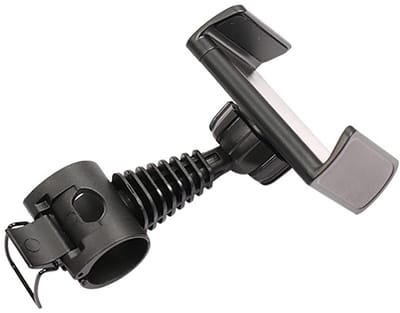 NTH products- Telefoonhouder Universeel - 360° Rotatie - Verstelbaar - Geschikt voor Golf Buggy/Trolley - Smartphone Houder - Voor Mobiele Telefoons tot 4,3 inch - Smartphonehouder