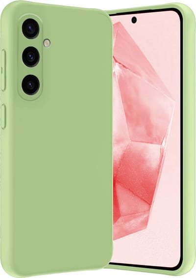 Hoesje - Geschikt voor Samsung Galaxy A35 - Sterk & Shockproof - Hoes Cover - Siliconen Case - Groen