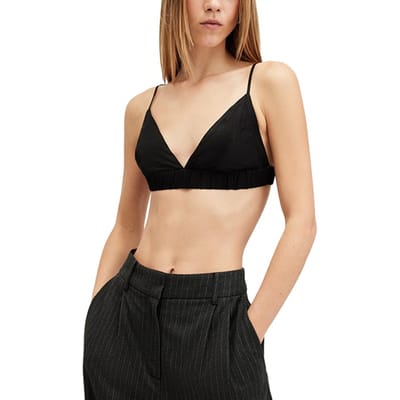 AllSaints Ella Bralette Black Größe: 10 | Bustiers Outlet | Damen | Schwarz