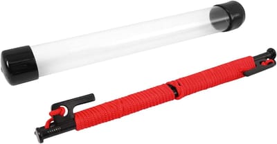 Golf Uitlijnstaven - Swinghulp - Nauwkeurigheid Verbeteren - Weerbestendig Metaal - 32 cm - Rood