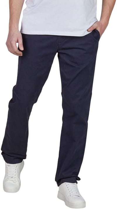 Tom Tailor Heren Chino Broek TT Chino SMU regular/straight Blauw Volwassenen Chino broek / Stofbroek