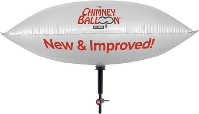Schoorsteen tochtstopper - Tochtblokker ballon - Energie besparen - Effectieve blokkade - 38 cm x 92 cm - Kleurloos