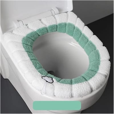 Toiletstoelhoes - WC-bril kussen - Hygiënisch reizen - Universele pasvorm - 1 stuk - Groen